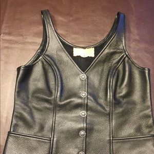 Woman’s leather riding vest